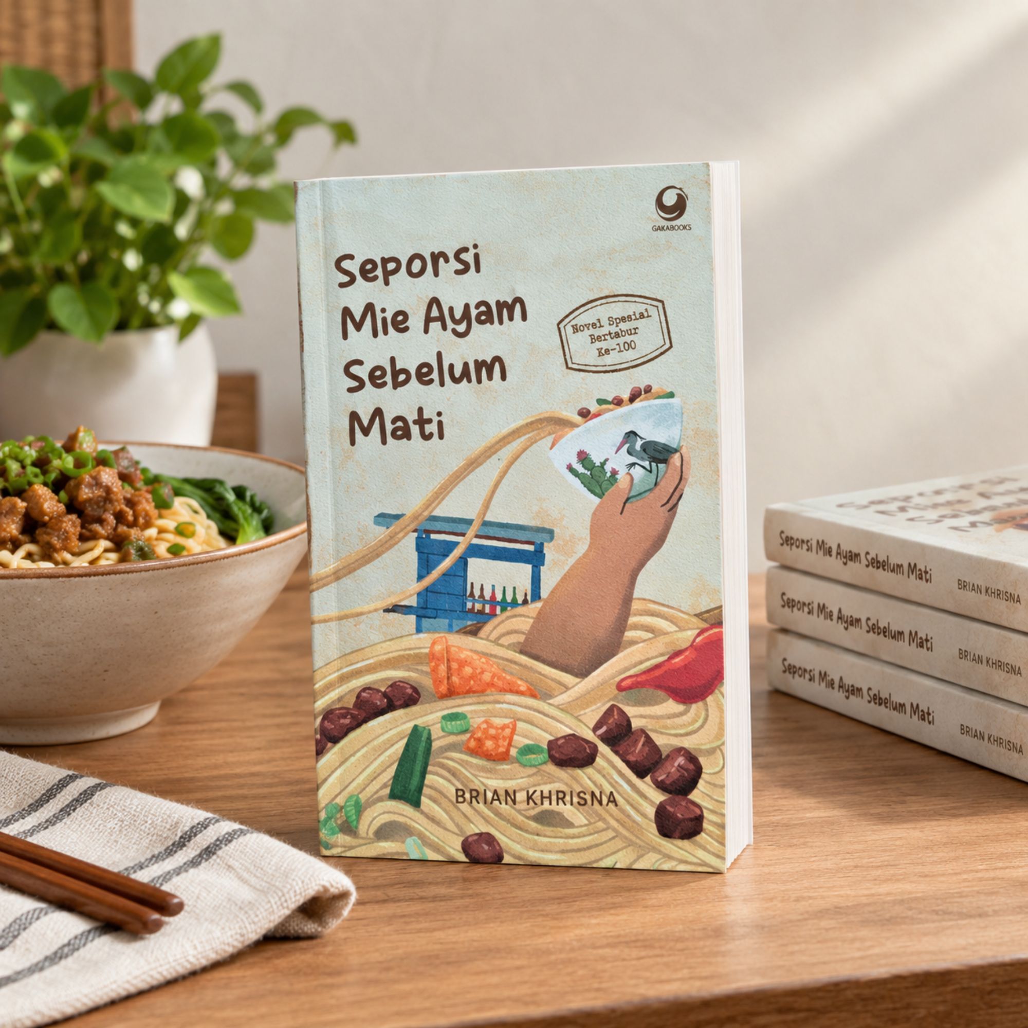 Display Buku Seporsi Mie Ayam Sebelum Mati